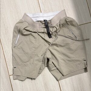 lululemon athletica Beige Athletic Shorts